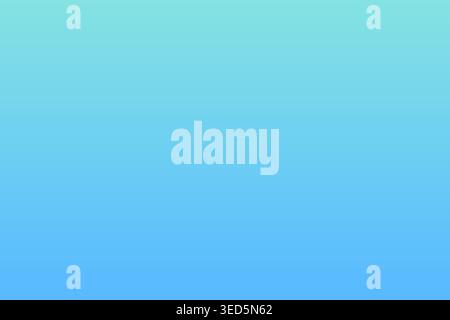 Turquoise gradient background vibrant blue cyan abstract backdrop Stock Photo