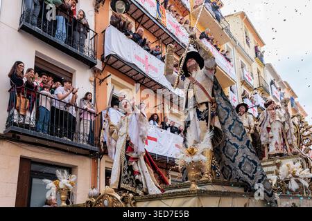 Captain and favorita of the Fila Andaluces on their official parade ...