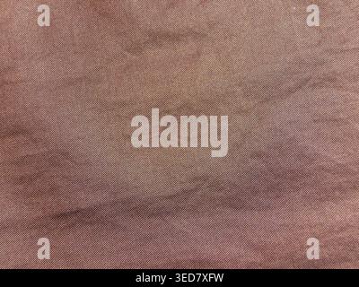 Brown cotton textile texture macro background Stock Photo