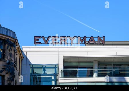 Everyman cinema sign, Princes Square, Glasgow, Scotland, UK Stock Photo