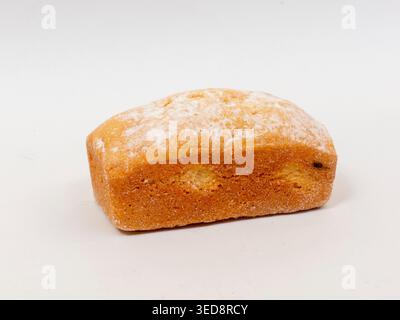 Homemade cake-bread in white background Stock Photo