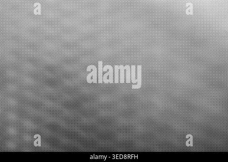 Halftone pattern creating gradient effect with black dots on white background Stock Photo