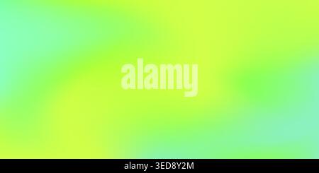 Vivid neon lime gradient background, soft green yellow lemon bg. Vivid green, neon lime gradient vector backdrop, soft gloving hologram background. Vibrant yellow light effect cover or wallpaper Stock Vector