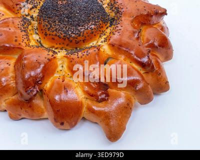 Mary holiday star bun food Stock Photo