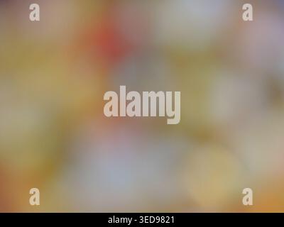A blurred, out-of-focus background with colored spots and streaks, as an empty, clean, neutral space for text insertion, or a soft, smooth texture Stock Photo