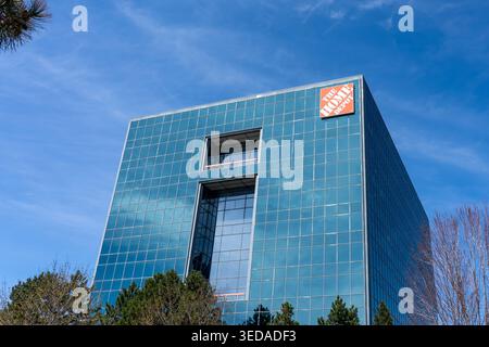 Home Depot Canada Corporate office building in Toronto, Canada Stock Photo