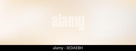 Beige background with soft gradient and light blur. Abstract minimal neutral backdrop with smooth tones. Elegant wavy clean design for branding, web Stock Vector