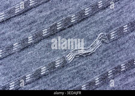 Retro drawstring wool fabric background Stock Photo