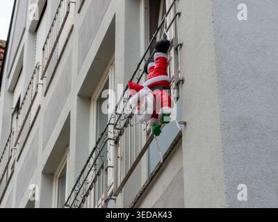 Santa Claus decoration new year and christmas celebrating Stock Photo