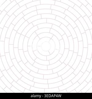 Segments centered. Abstract pattern. Simple cells outline. Light weight. Small padding. Elegant vector illustration. Stock Vector