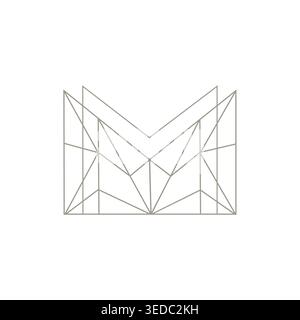 Luxury premium logo design with elegant golden style branding Stock Vector