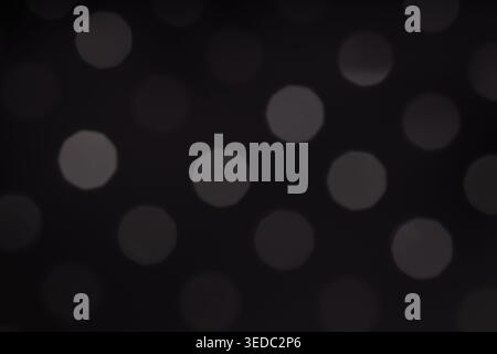 Dark Abstract Background with Bokeh Circles Stock Photo