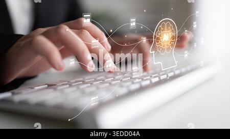 AI transforms how we manage digital data. From smart indexing to AI-driven search, file handling becomes intelligent. AI file management improves Stock Photo
