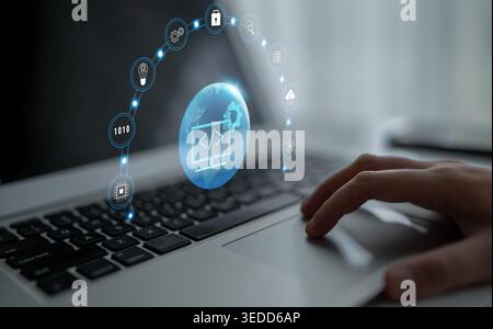 Global software development and coding solutions. Empowering businesses with custom application development and technology innovation. Motif Stock Photo