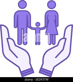 Social care services concept icon Stock Vector Image & Art - Alamy
