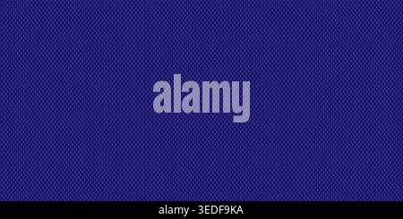 Sports blue jersey texture background. Seamless mesh fabric pattern with small perforated holes and subtle shadows. Realistic vector illustration for Stock Vector