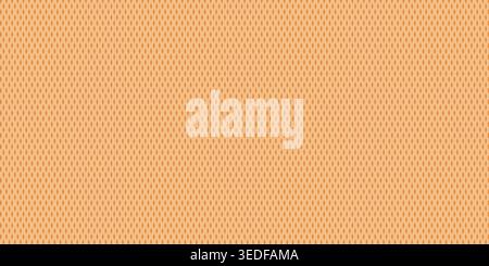 Sports brown jersey texture background. Seamless mesh fabric pattern with small perforated holes and subtle shadows. Realistic vector illustration for Stock Vector