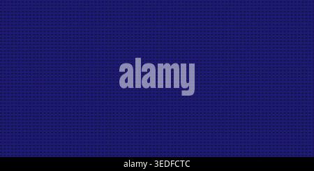 Sports blue jersey texture background. Seamless mesh fabric pattern with small perforated holes and subtle shadows. Realistic vector illustration for Stock Vector