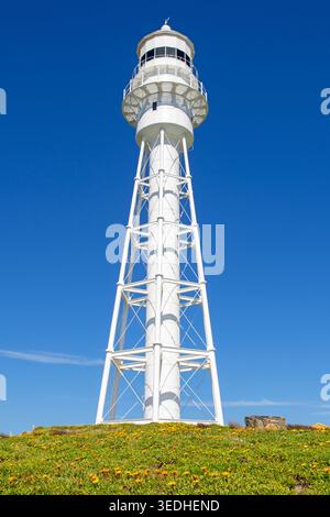 Currie Lighthouse, King Island Stock Photo