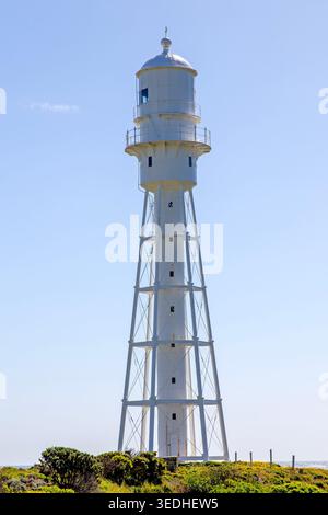 Currie Lighthouse, King Island Stock Photo