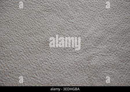 Soft Grey Fleece Fabric Texture Background Stock Photo