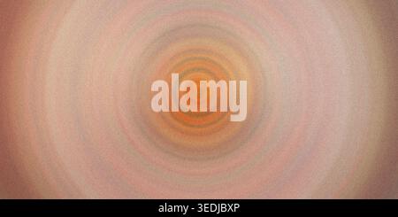 A textured abstract background with concentric circles in warm earth tones, ranging from deep orange and brown to soft beige and grey gradients. Stock Photo