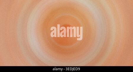 A warm orange and peach-toned background displaying concentric circular ripples, creating a soft, textured, and inviting visual effect. Stock Photo