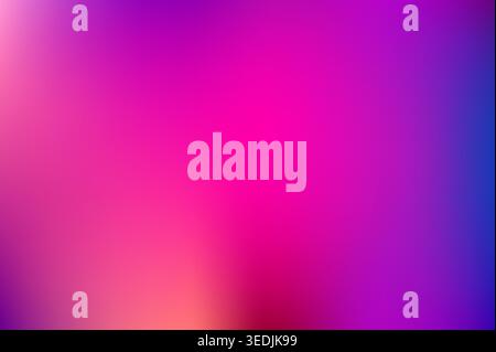Abstract vibrant colorful gradient background with smooth transition of purple pink and blue hues for modern graphic design Stock Vector