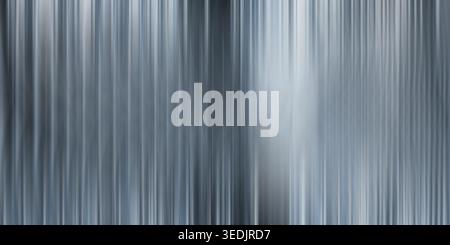 A dynamic abstract background featuring vertical motion blur lines in cool tones of grey, silver, and blue, creating a sense of speed and modern textu Stock Photo