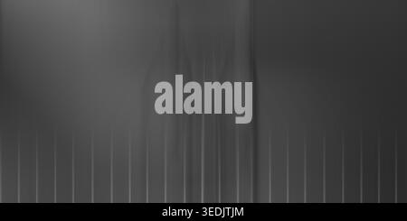 An abstract background featuring a series of thin, vertical lines with a soft, dark gray gradient, creating a sense of depth and modern texture. Stock Photo