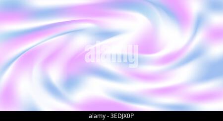 liquid gradation mixed with pink white and blue color Stock Vector