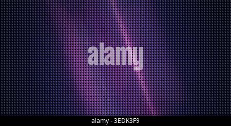 Dark purple and blue abstract background with a dense pattern of small faceted sequins and a diagonal streak of bright pink light. Stock Photo