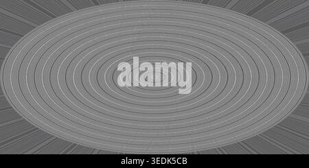 A grayscale abstract image showing a series of concentric circles or ripples, creating a textured, wave-like effect across the frame. Stock Photo