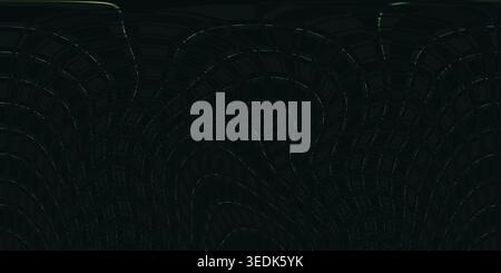 A dark, moody abstract background with a subtle wavy grid pattern, creating a sense of depth and movement through distorted lines. Stock Photo