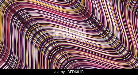 abstract background wavy line pattern, colorful lines Stock Vector