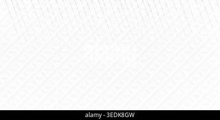 A minimalist abstract background with faint, light grey diagonal lines forming a subtle grid pattern on a bright, clean surface. Stock Photo
