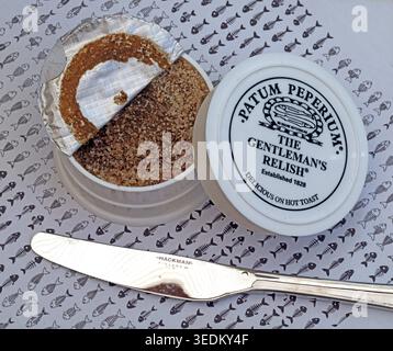 Gentlemans Relish - Patum Peperium, United Kingdom. Stock Photo