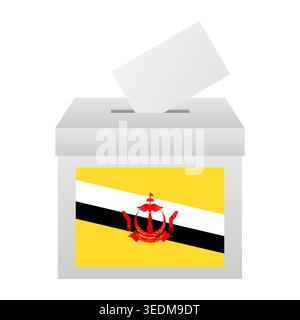 Election in Brunei. Election Concept. Vector Illustration. Stock Vector