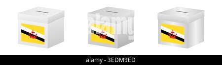 Election in Brunei. Election Concept. Vector Illustration. Stock Vector