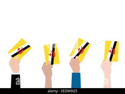 Election in Brunei. Election Concept. Vector Illustration. Stock Vector