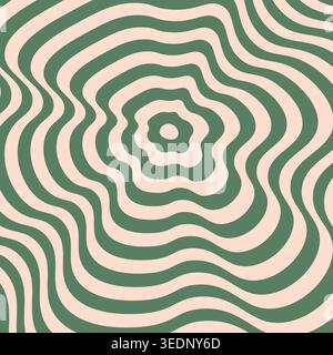 Swirl hypnotic color wave pattern. Monochrome abstract background. Vector flat geometric illustration.Template design for banner, website, template Stock Vector
