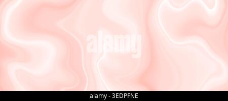 Powdery pink marble background. Light rose marble stone pattern. Pastel pale blush liquid watercolor gradient wallpaper. Vector fluid granite design template for wedding invitation, banner, poster Stock Vector