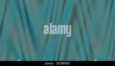 A single view render of a liquid metal chrome surface with reflective waves, showcasing its smooth and glossy texture in aqua and green tones. Stock Photo