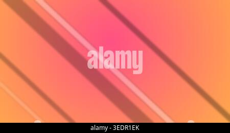 A vibrant, split-complementary neon light streaks diagonally across a gradient background, creating a dynamic and modern visual effect. Stock Photo