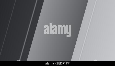 A clean, modern design featuring diagonal charcoal grey panels against a monochrome background, ideal for minimalist or contemporary interior design p Stock Photo