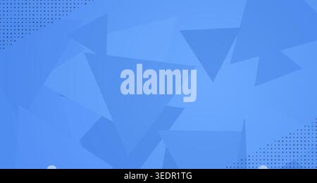 A clean and modern design featuring angular faceted geometric panels in soft blue tones, ideal for a tech or corporate setting. Stock Photo