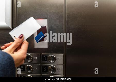 Contactless Authentication Security Technology Action Stock Photo