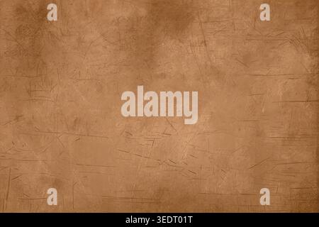 Brown grunge texture with fine scratches, worn stains, and aged rough surface detail for vintage backgrounds, overlays, posters, and design layouts. Stock Vector