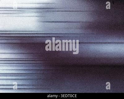 Dark blue halftone texture with blurred horizontal stripes, dotted grain, and abstract grunge contrast for bold modern backgrounds and overlays. Stock Vector