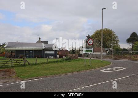 Exterior of 2nd Chance tea room Inverkeilor Aberdeenshire Scotland  May 2026 Stock Photo